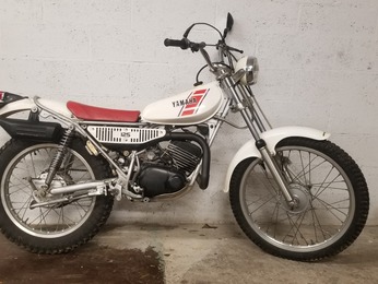 TY 125 YAMAHA BLANC
